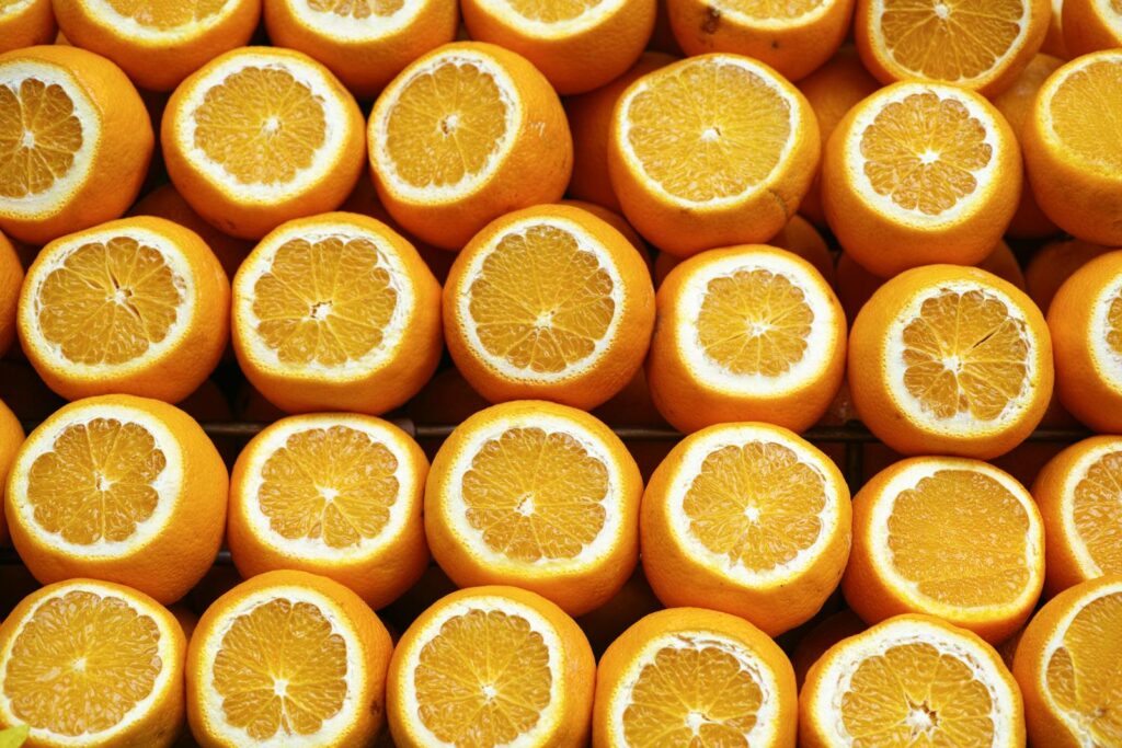 oranges pomarańcze