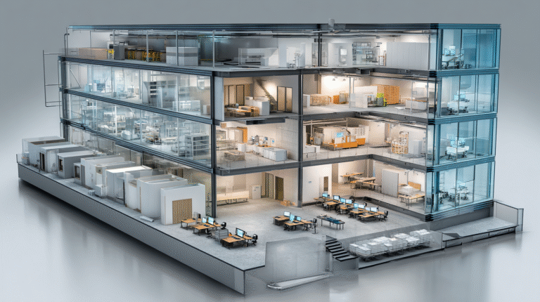 Nowoczesna hala produkcyjna z biurem – projekt, budowa i sprawdzone rozwiązania